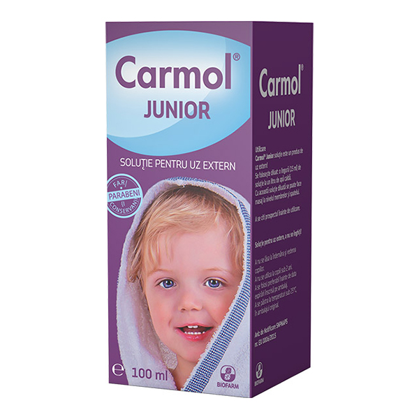 Carmol Junior solutie Biofarm – 100 ml